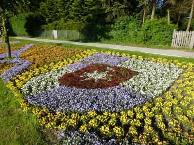 Gepflanztes Städte-Wappen