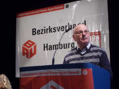 Werner Stapelfeldt in der Bütt