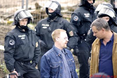 Dieter Riefling (li.) mit Christian Worch