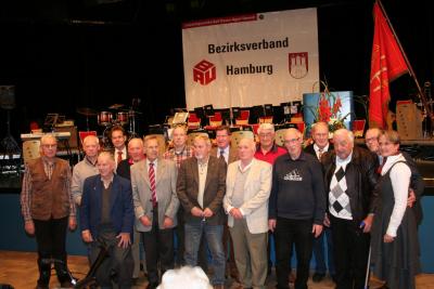 Gruppenbild der Jubilare: 40 Jahre Mitgliedschaft Gruppenbild der Jubilare: 40 Jahre Mitgliedschaft