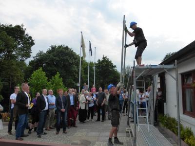 Gerüstbau vor den Augen der Politik Gerüstbau vor den Augen der Politik