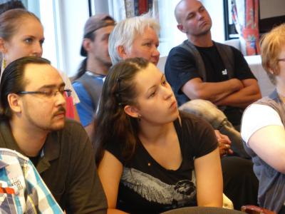 Dennis Schönewerk und Carina Lehmann im Publikum Dennis Schönewerk und Carina Lehmann im Publikum