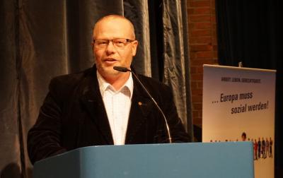 Matthias Maurer am Rednerpult