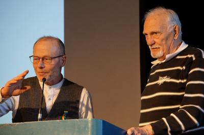 Matthias Maurer (links) und Rolf Falley Matthias Maurer (links) und Rolf Falley