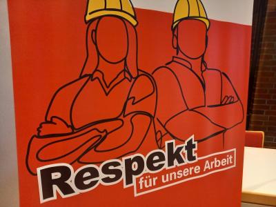 Respekt für unsere Arbeit