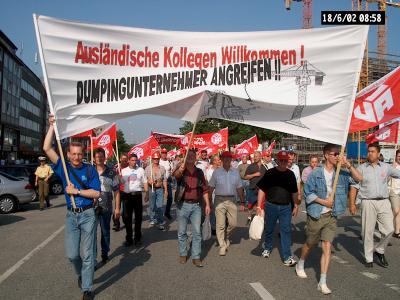 Ausländische Kollegen willkommen - Dumpingunternehmer angreifen!