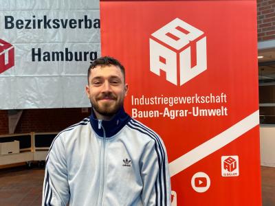 Neuer Vertreter der Jungen BAU im Bezirksvorstand: Hugo Felix Ohle.