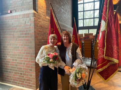 Sorgten für den reibungslosen Ablauf des Verbandstages: Gabriele Schödl (li.) und Petra Czirniok (alle Fotos: Harning).