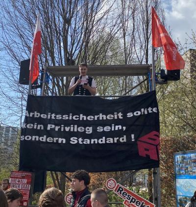 Kundgebung Westfielt (Foto: Harning)